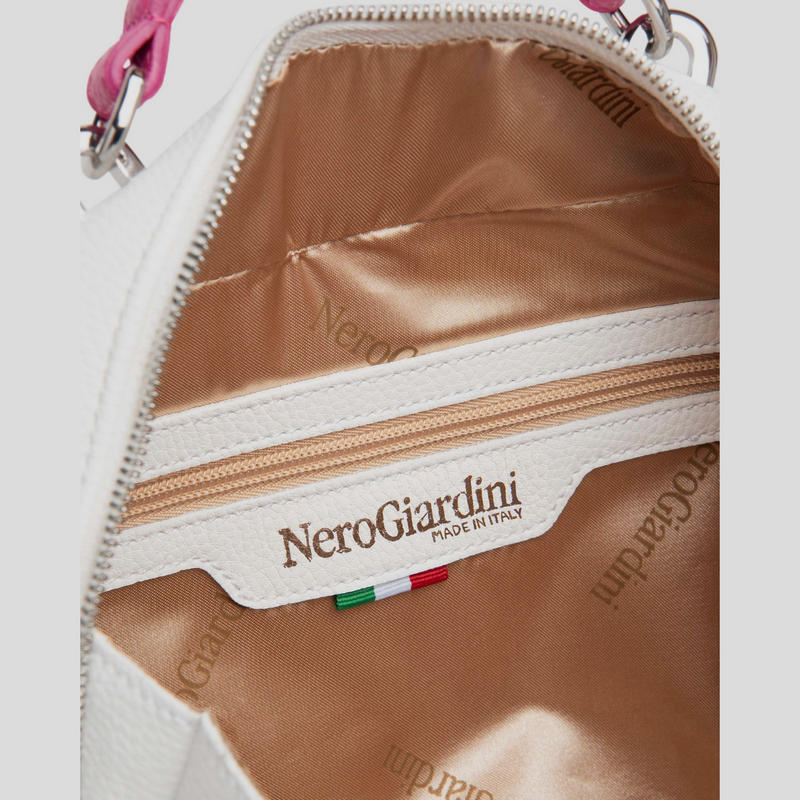 Bolso NEROGIARDINI Piel Técnica BLANCO