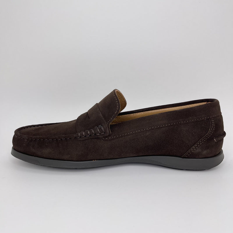 Mocasín Hombre PIELSA Ante MARRÓN CAFÉ