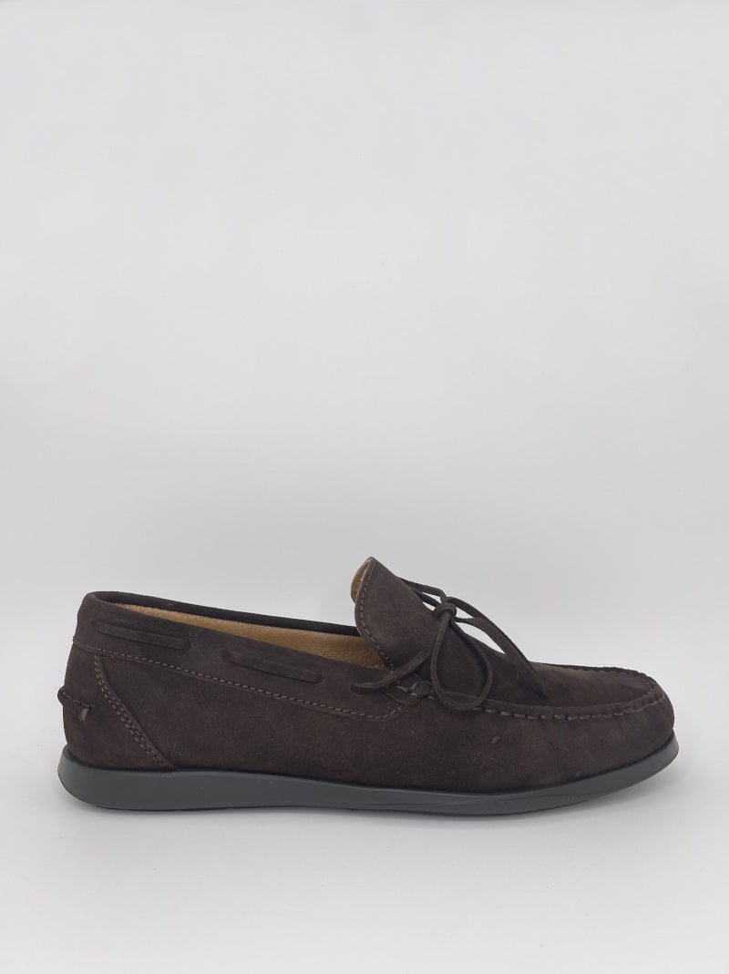 Mocasín Naútico Hombre PIELSA Ante CAFÉ