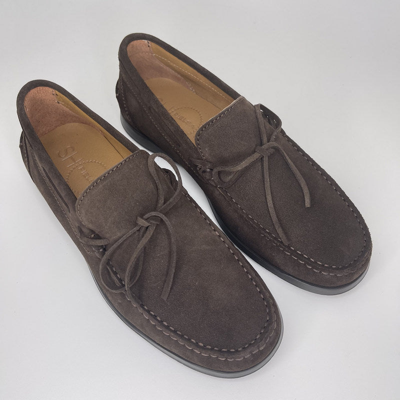 Mocasín Naútico Hombre PIELSA Ante CAFÉ