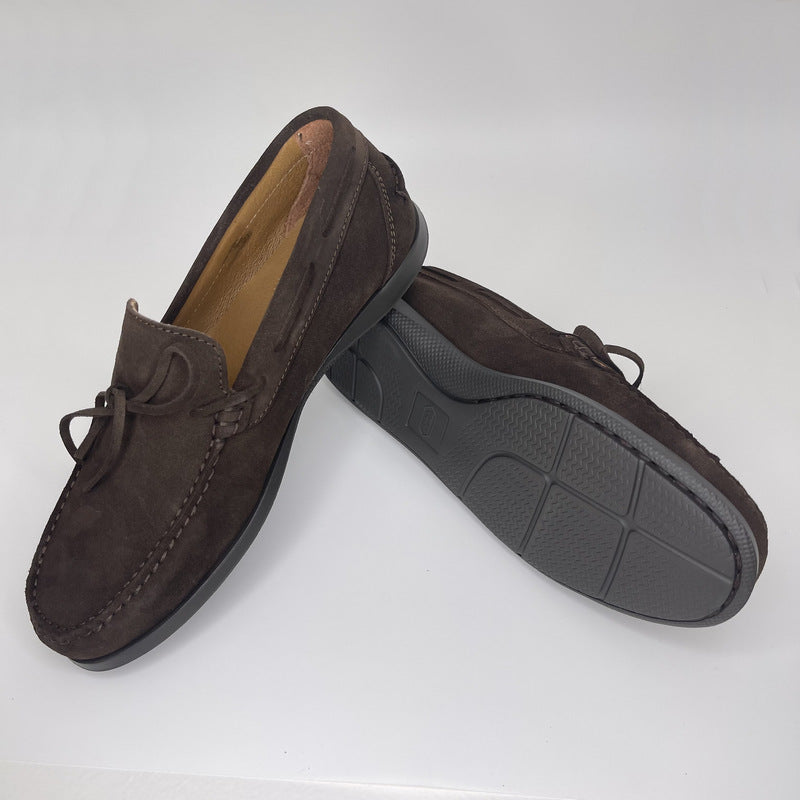 Mocasín Naútico Hombre PIELSA Ante CAFÉ