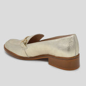 Mocasín WONDERS Laminado PLATINO