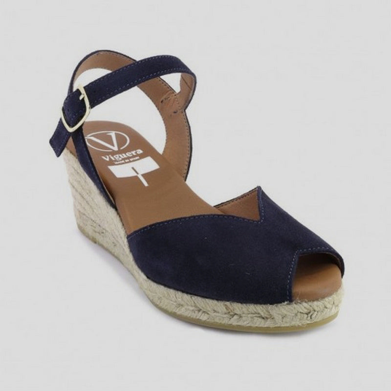 Alpargata Cuña VIGUERA Ante MARINO