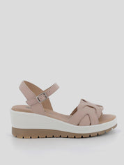Sandalia Cuña IGI&CO Piel Ochos NUDE