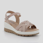 Sandalia Cuña IGI&CO Piel Ochos NUDE