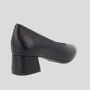 Salón en Punta NE.KA.NE Tacón Piel NEGRO