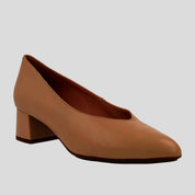 Salón en Punta NE.KA.NE Tacón Piel CUERO