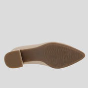 Salón en Punta NE.KA.NE Tacón Piel CUERO