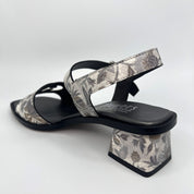 Sandalia Estampada PLUMERS Combi BLANCA