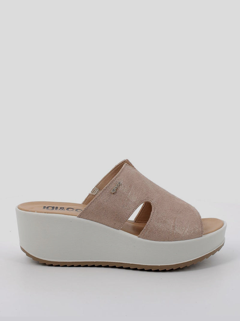 Sandalia Mules IGI&CO NobukGlitter ORO