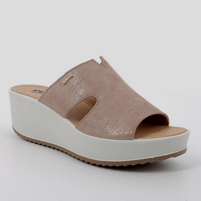 Sandalia Mules IGI&CO NobukGlitter ORO