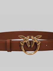 Cinturón Love Berry PINKO H3 Oro MARRÓN