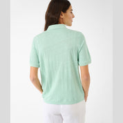 Polo Claire BRAX Lino VERDE MENTA