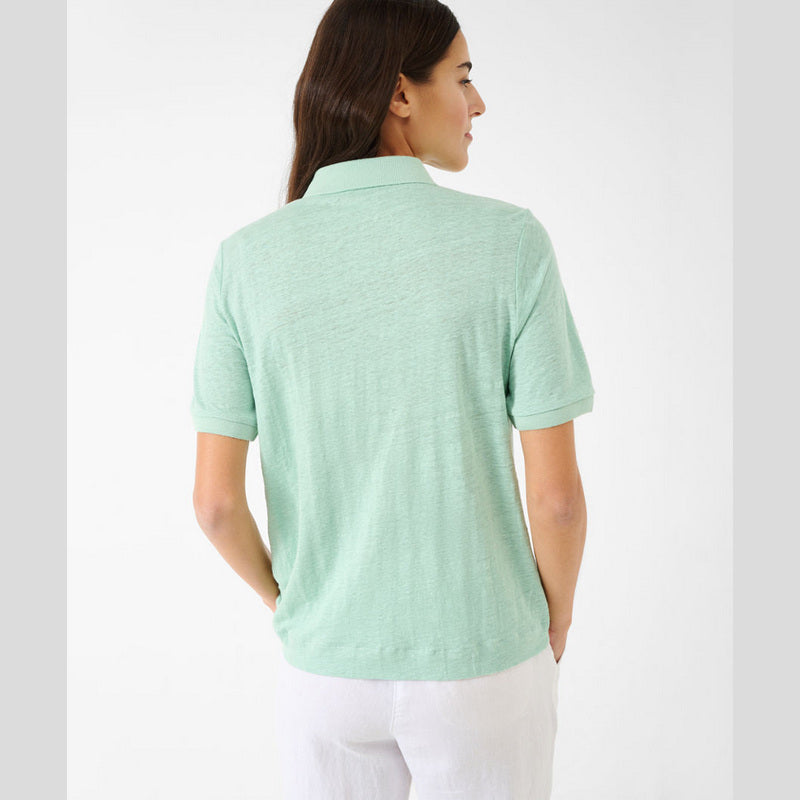 Polo Claire BRAX Lino VERDE MENTA
