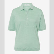 Polo Claire BRAX Lino VERDE MENTA