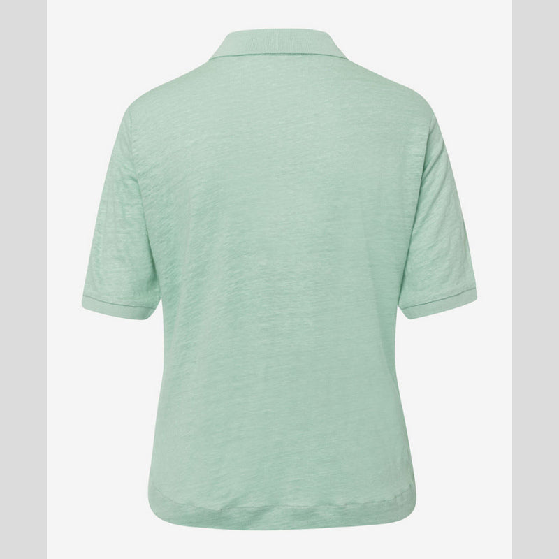 Polo Claire BRAX Lino VERDE MENTA