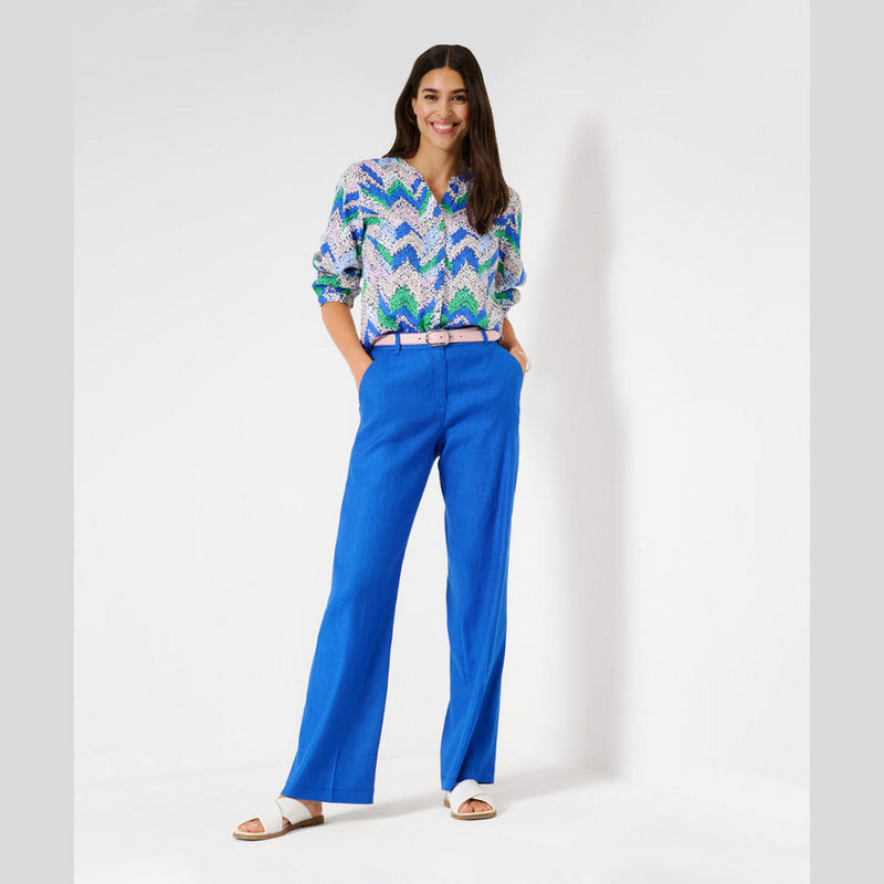 Camisa Velia BRAX Lino Estampado MULTI