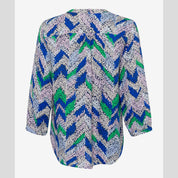 Camisa Velia BRAX Lino Estampado MULTI