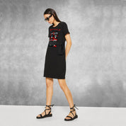 Vestido Midi LaSAL Ramones NEGRO