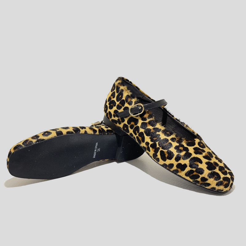 Bailarina NE.KA.NE Correa Piel LEOPARDO