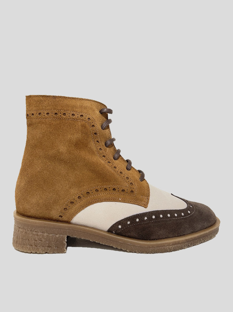 Botín Oxford NE.KA.NE Ante COMBI MARRÓN