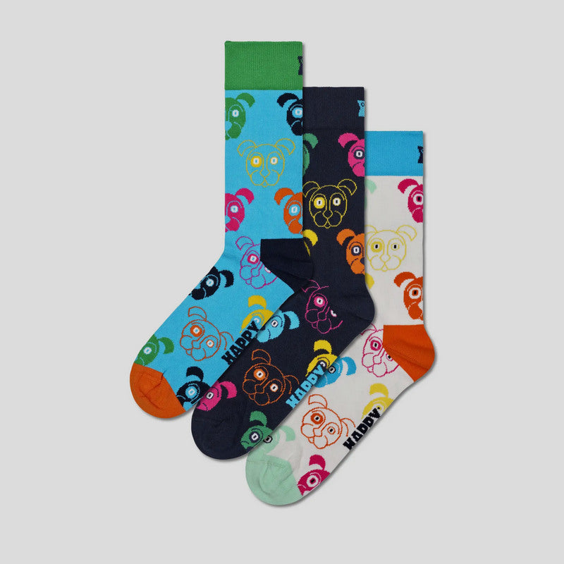 HAPPY SOCKS Mixed Dog Box 3Pack 41/46