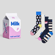 HAPPY SOCKS 4-Pack Milk Carton 36/40