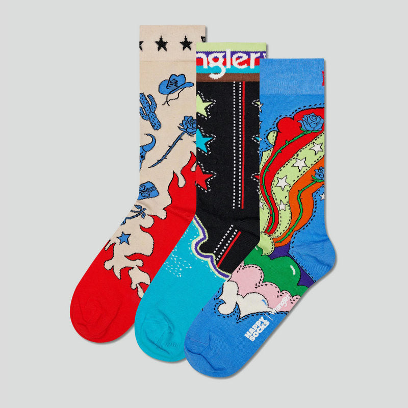 HAPPY SOCKS 3-Pack WRANGLER 41/46