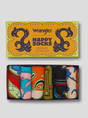 HAPPY SOCKS 6-Pack WRANGLER Rodeo 36/40