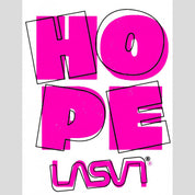 Camiseta Larga de Mujer LaSAL Hope NEGRO