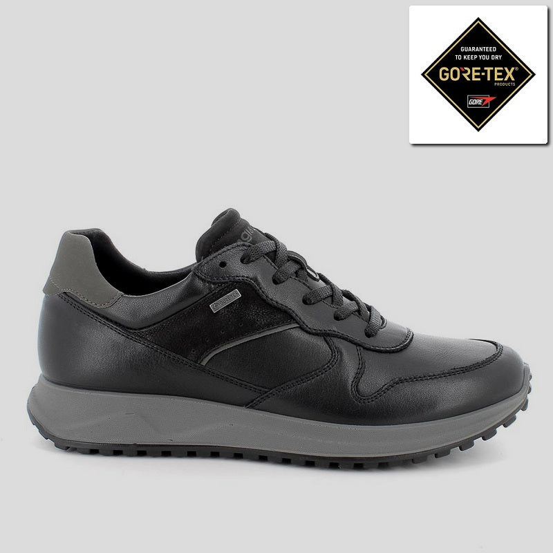 Zapato Sport IGI&CO GORE-TEX Piel NEGRO