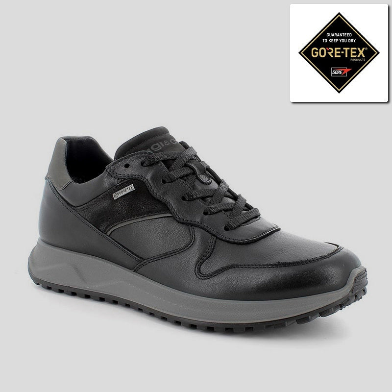 Zapato Sport IGI&CO GORE-TEX Piel NEGRO