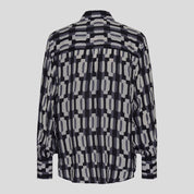 Camisa Fluida BRAX VIC Estampada NEGRO