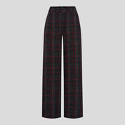 Pantalón BRAX SHAKIRA Cuadros GRIS/ROJO