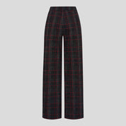 Pantalón BRAX SHAKIRA Cuadros GRIS/ROJO