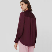 Camisa Fluida BRAX VIC Viscosa BURDEOS