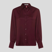 Camisa Fluida BRAX VIC Viscosa BURDEOS