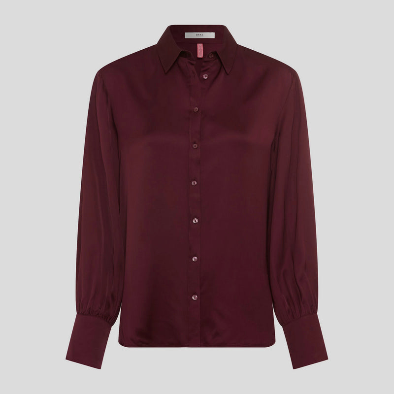 Camisa Fluida BRAX VIC Viscosa BURDEOS
