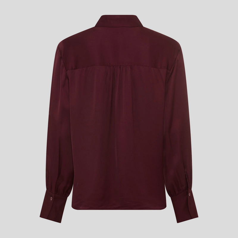 Camisa Fluida BRAX VIC Viscosa BURDEOS