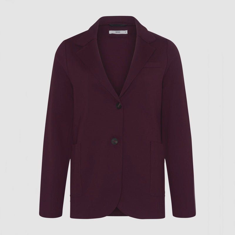 Blazer Bella BRAX Punto Elástico BURDEOS
