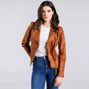 Biker FREAKY NATION Piel CUERO