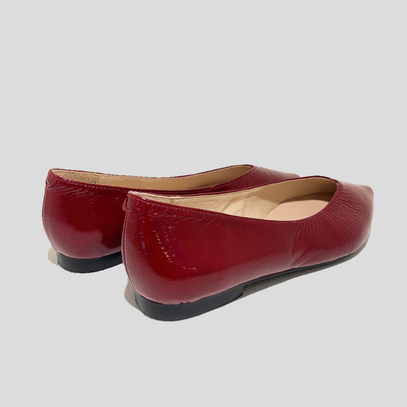 Bailarina NE.KA.NE Charol ROJO CEREZA