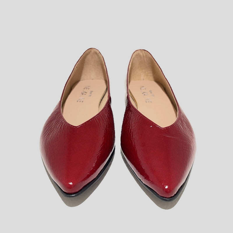 Bailarina NE.KA.NE Charol ROJO CEREZA