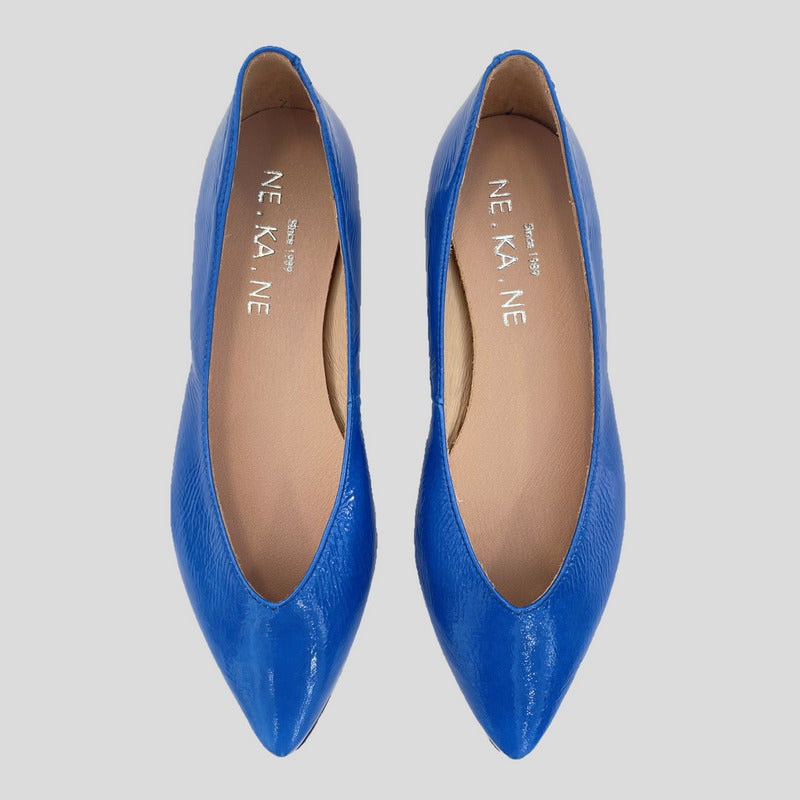 Bailarina NE.KA.NE Charol AZULÓN