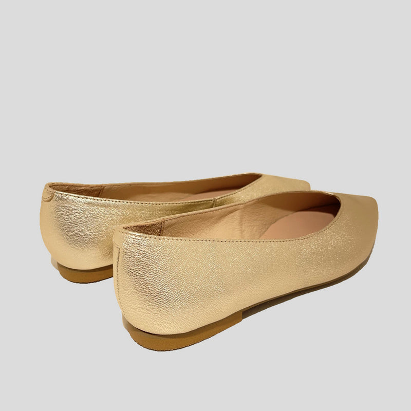 Bailarina NE.KA.NE Metalizada CHAMPAGNE