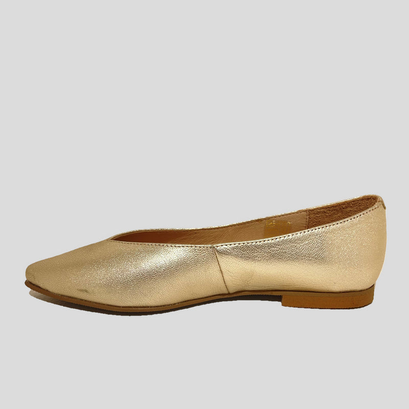 Bailarina NE.KA.NE Metalizada CHAMPAGNE