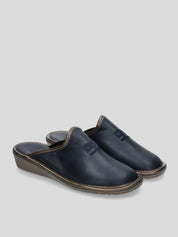 Zapatilla NORDIKAS Abierta Piel MARINO