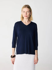 Jersey Pico ESCORPION Manga Caida MARINO