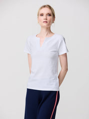 Camiseta ESCORPION Cuello Chilaba BLANCA