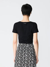 Camiseta ESCORPION Cuello Chilaba NEGRO